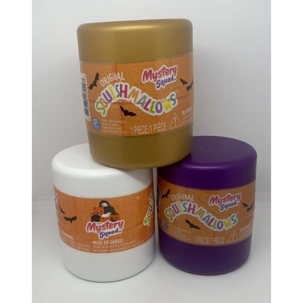 Squishmallow Halloween Canadian 2022  Set Of 3 Capsules Sealed